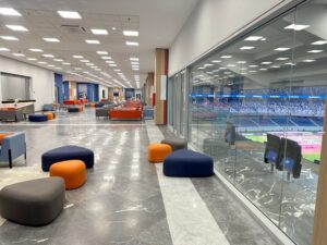 Grand Stade de Tanger interior view.