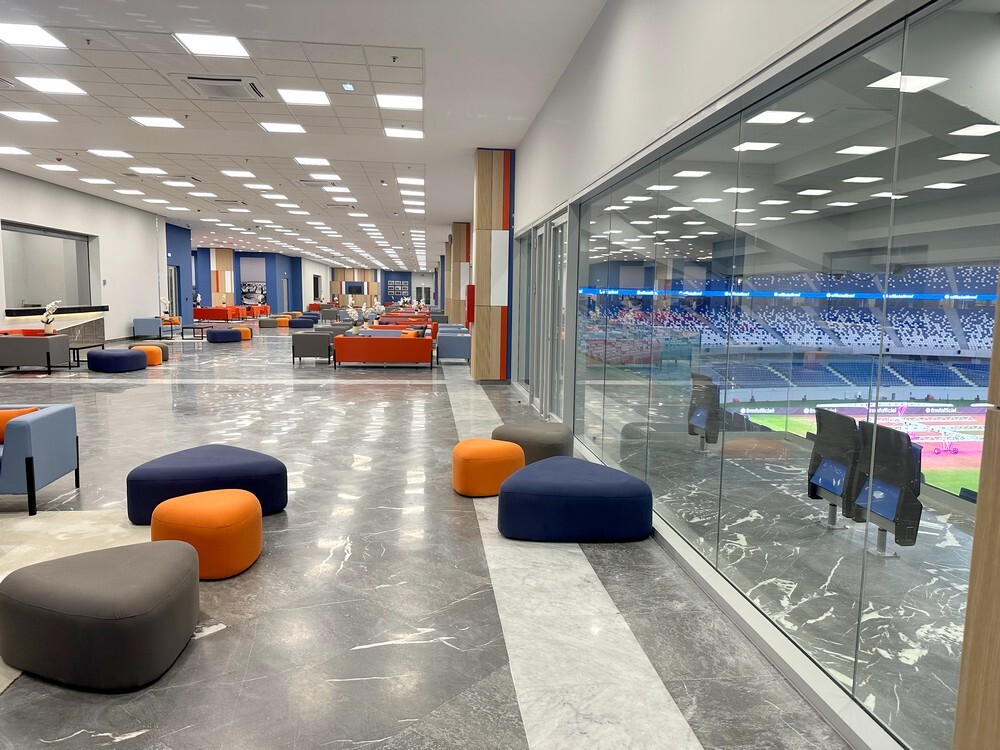 Grand Stade de Tanger interior view.