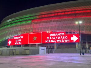 Grand Stade de Tanger exterior view.